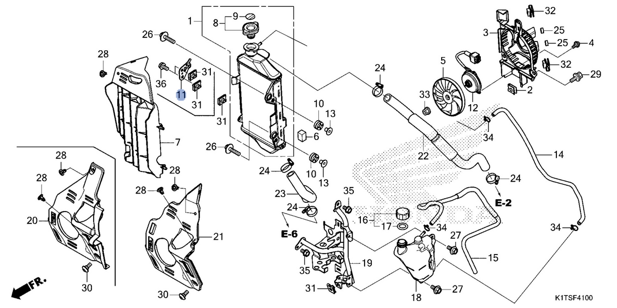 Honda OEM part 19073-K1T-EM0