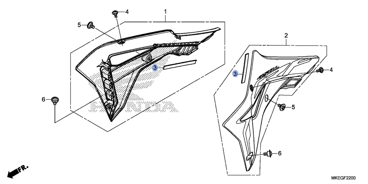 Honda OEM part 19073-MKE-A50