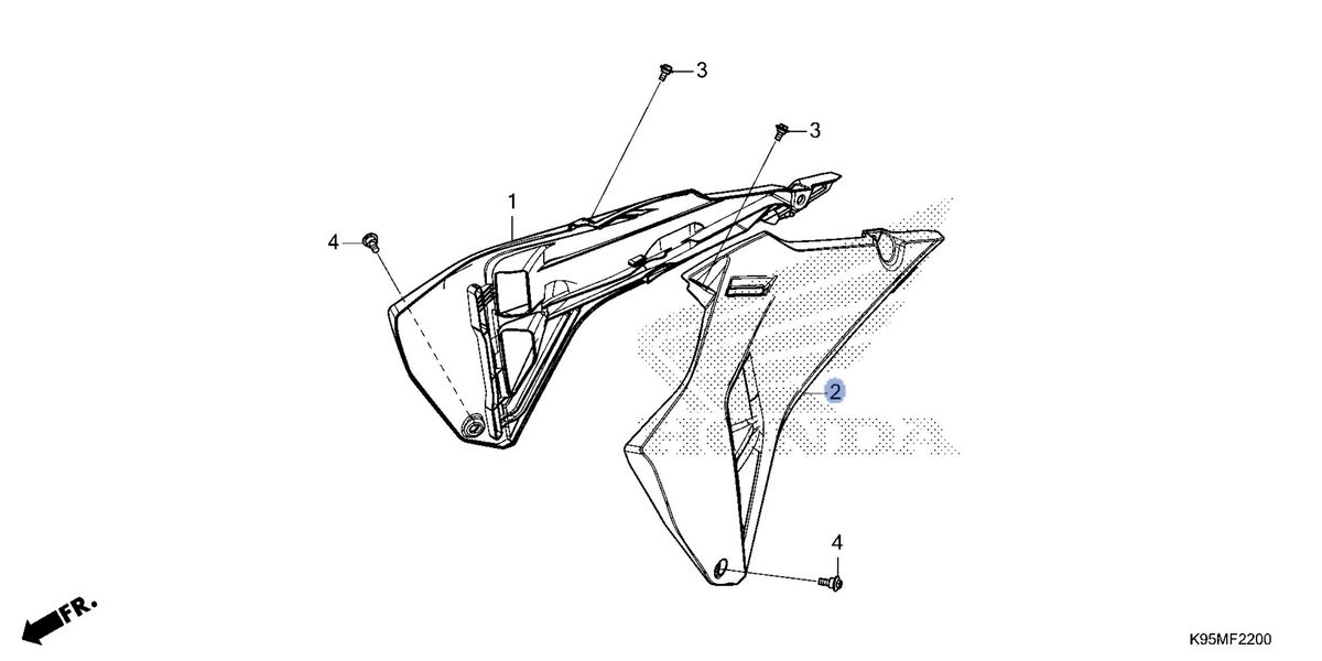 Honda OEM part 19075-K95-AK0ZA
