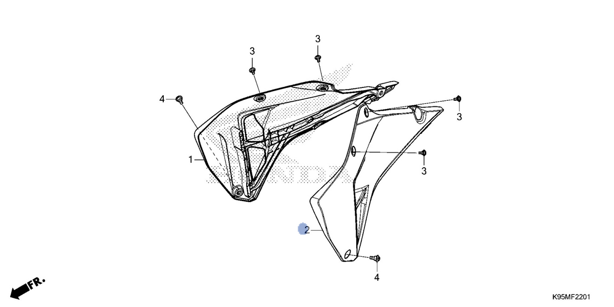 Honda OEM part 19075-K95-AL0ZA