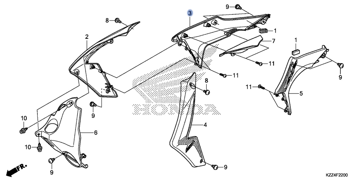 Honda OEM part 19075-KZZ-900ZD
