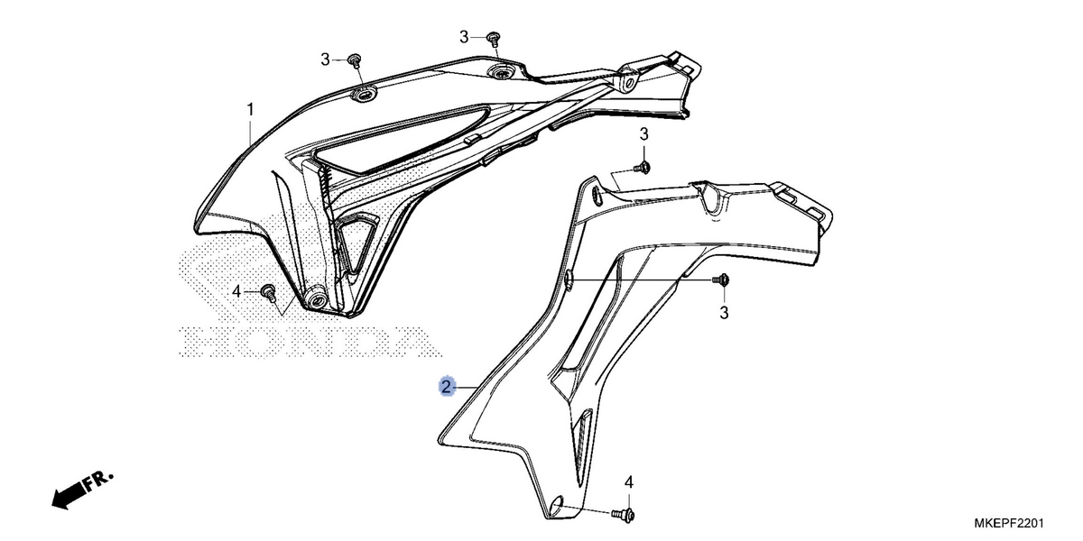Honda OEM part 19075-MKE-AT0ZA
