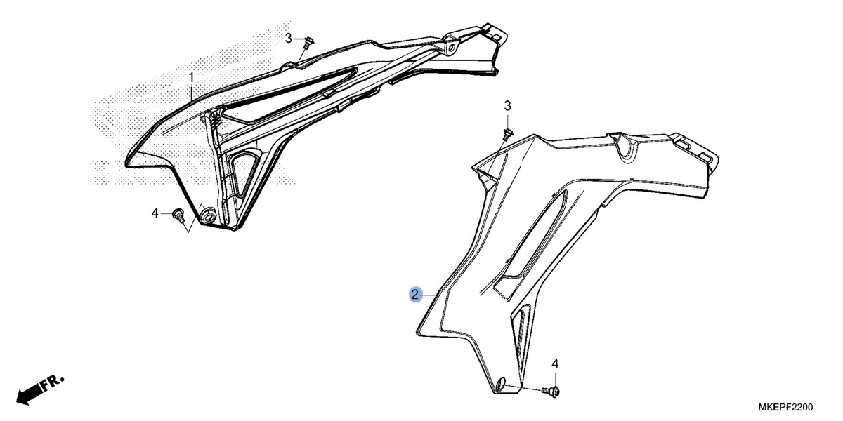 Honda OEM part 19075-MKE-AY0ZA