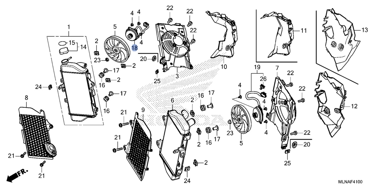 Honda OEM part 19080-MLG-H31
