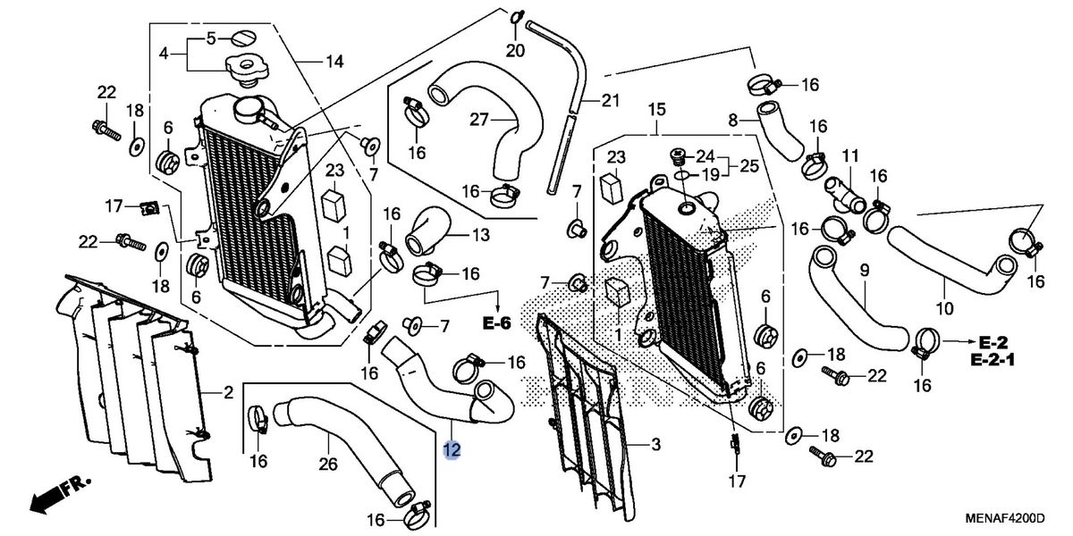 Honda OEM part 19081-MEN-A80