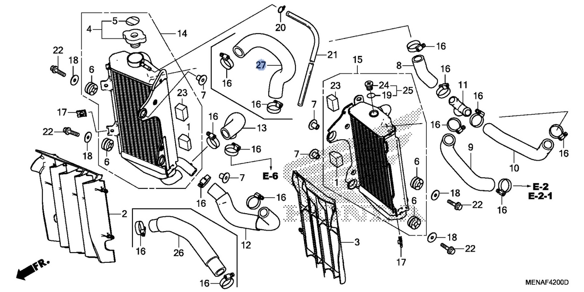 Honda OEM part 19082-MEN-A90