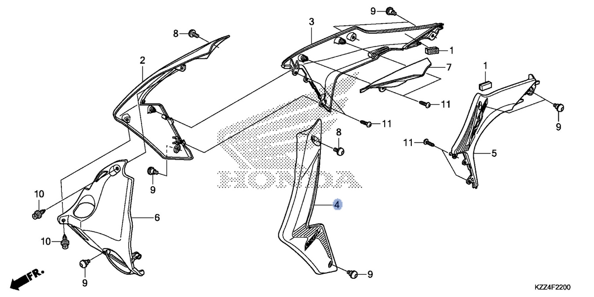 Honda OEM part 19090-KZZ-E11ZB