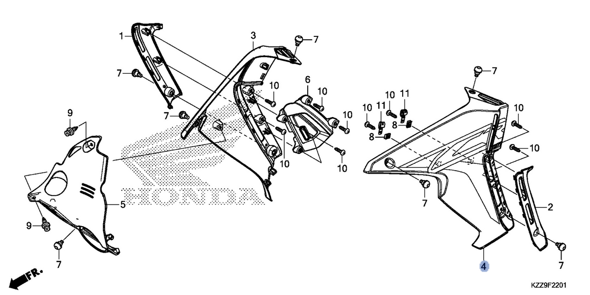 Honda OEM part 19090-KZZ-U00ZB