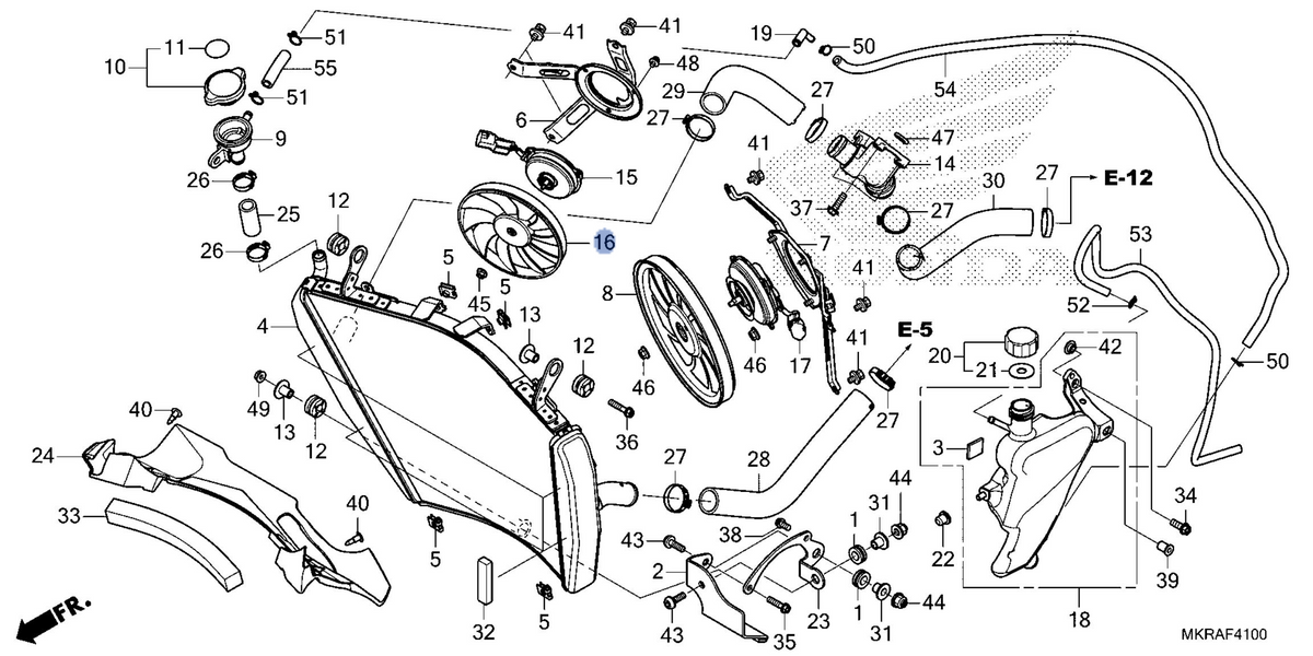 Honda OEM part 19090-MKR-D11