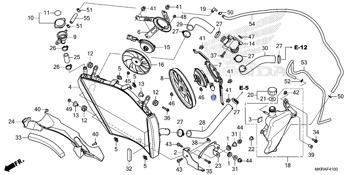 Honda OEM part 19090-MKR-D61