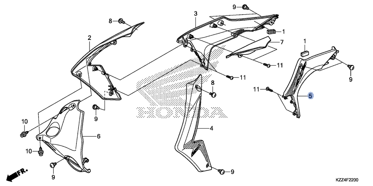 Honda OEM part 19095-KZZ-900ZD