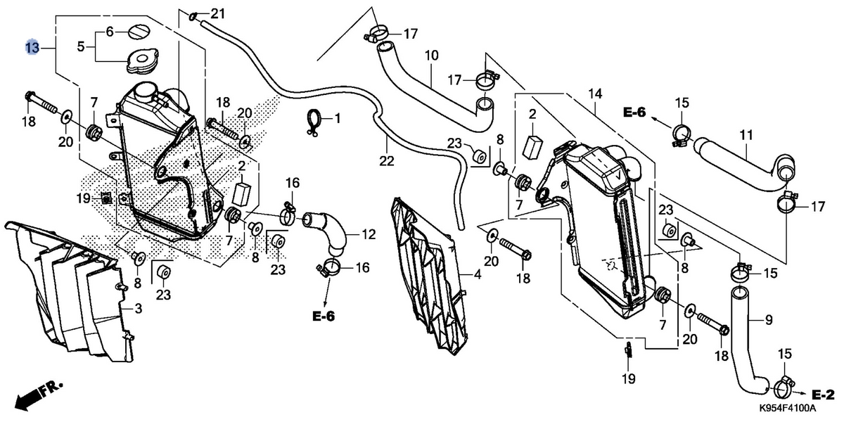 Honda OEM part 19100-K95-A20