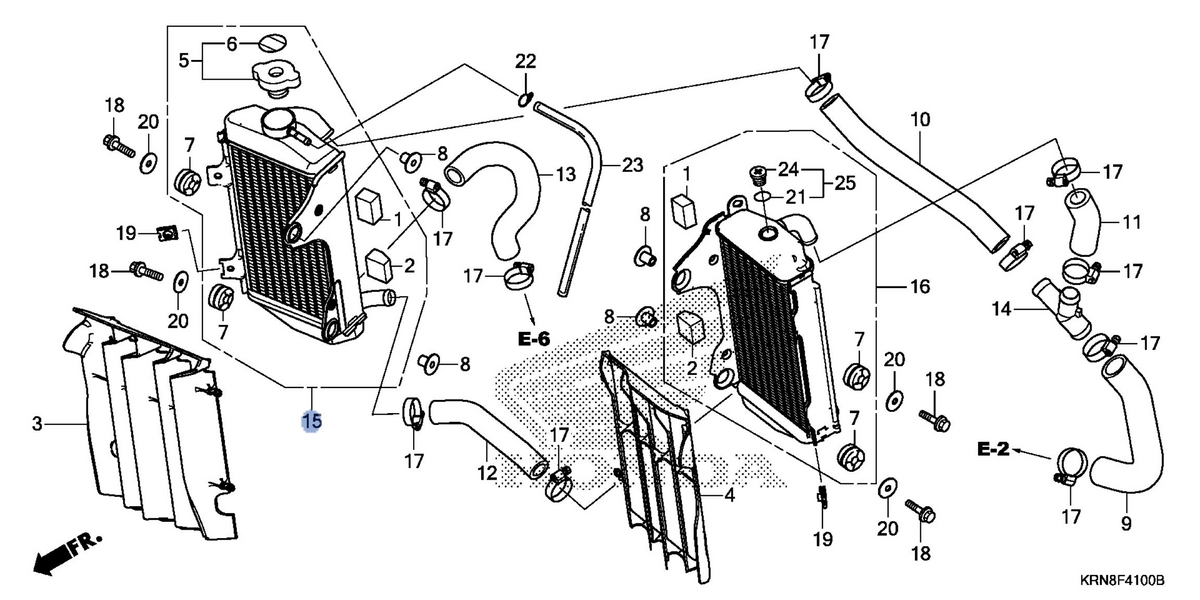 Honda OEM part 19100-KRN-A81