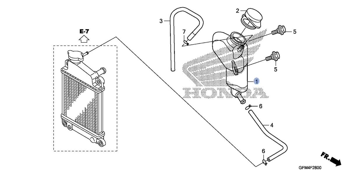 Honda OEM part 19101-GFM-970