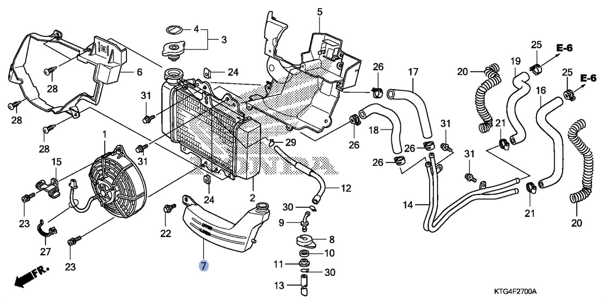 Honda OEM part 19101-KTG-305