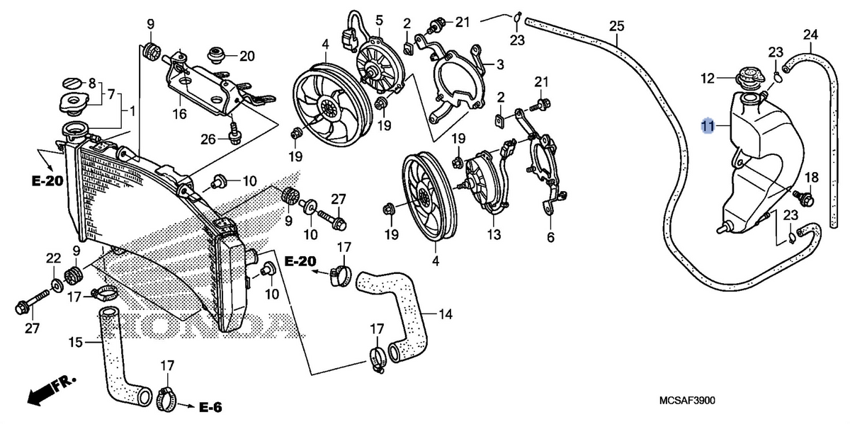 Honda OEM part 19101-MCS-305