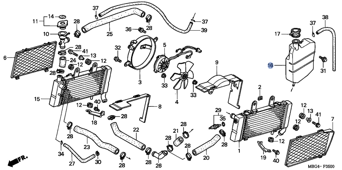 Honda OEM part 19101-MCW-D00