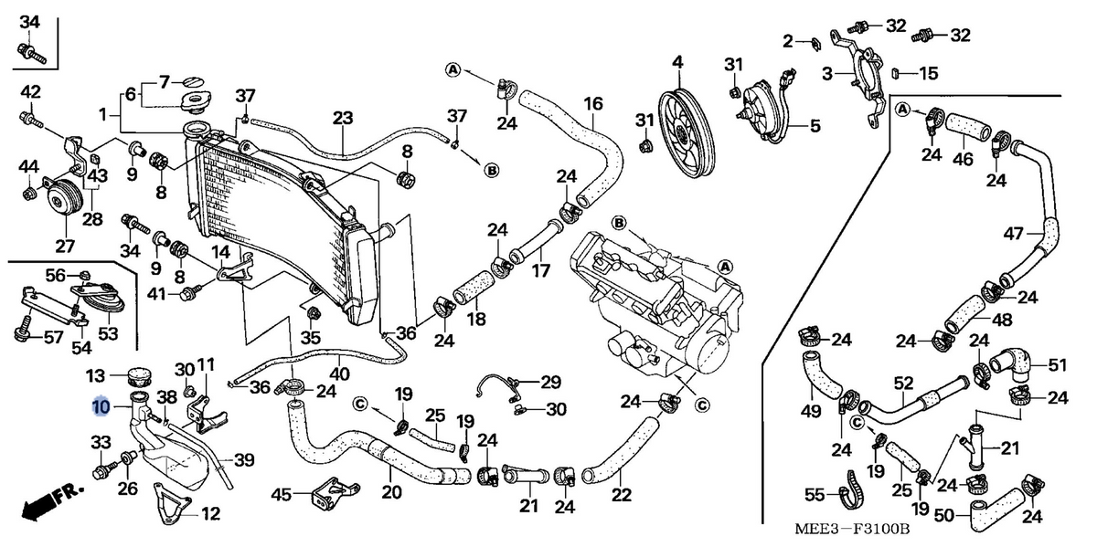 Honda OEM part 19101-MEE-000
