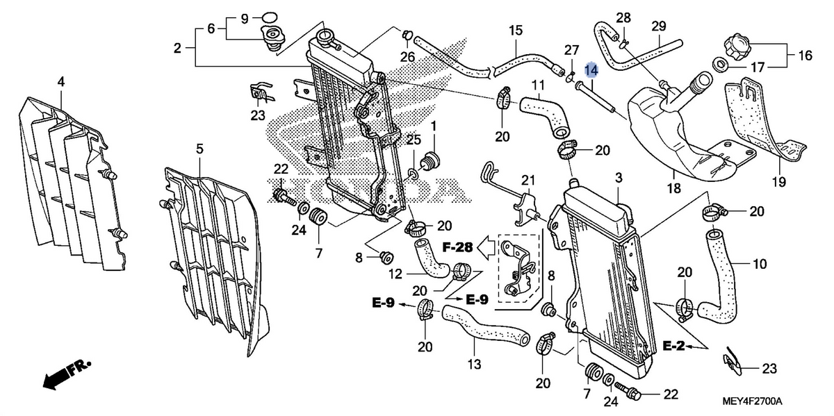 Honda OEM part 19101-MEY-670