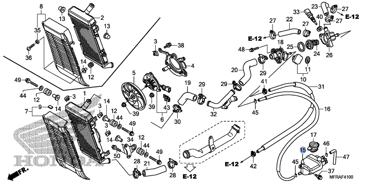 Honda OEM part 19101-MFR-670