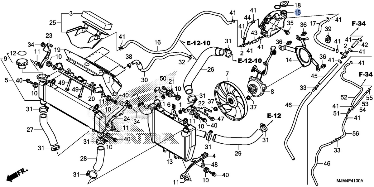 Honda OEM part 19101-MJM-305
