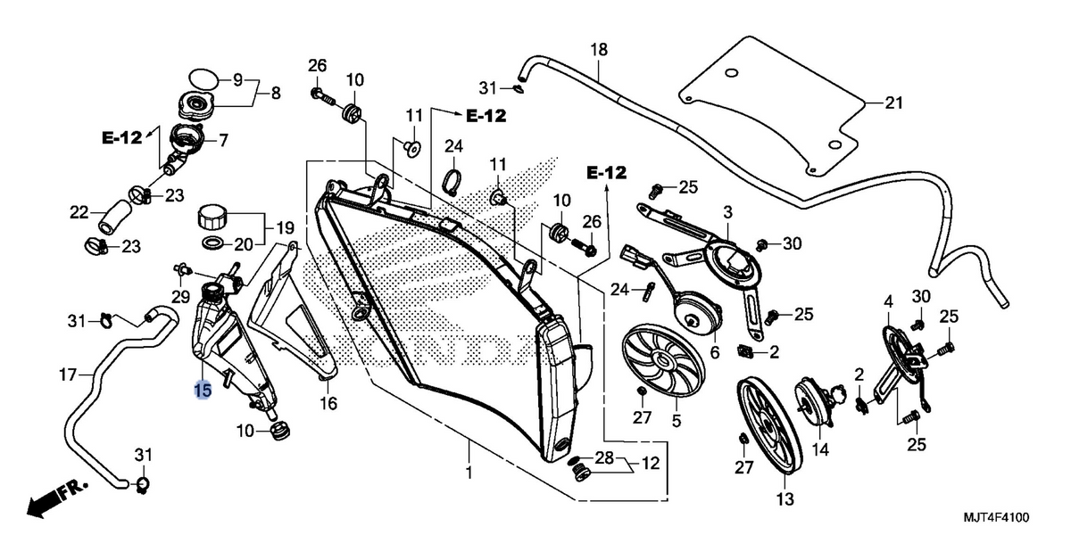 Honda OEM part 19101-MJT-E00