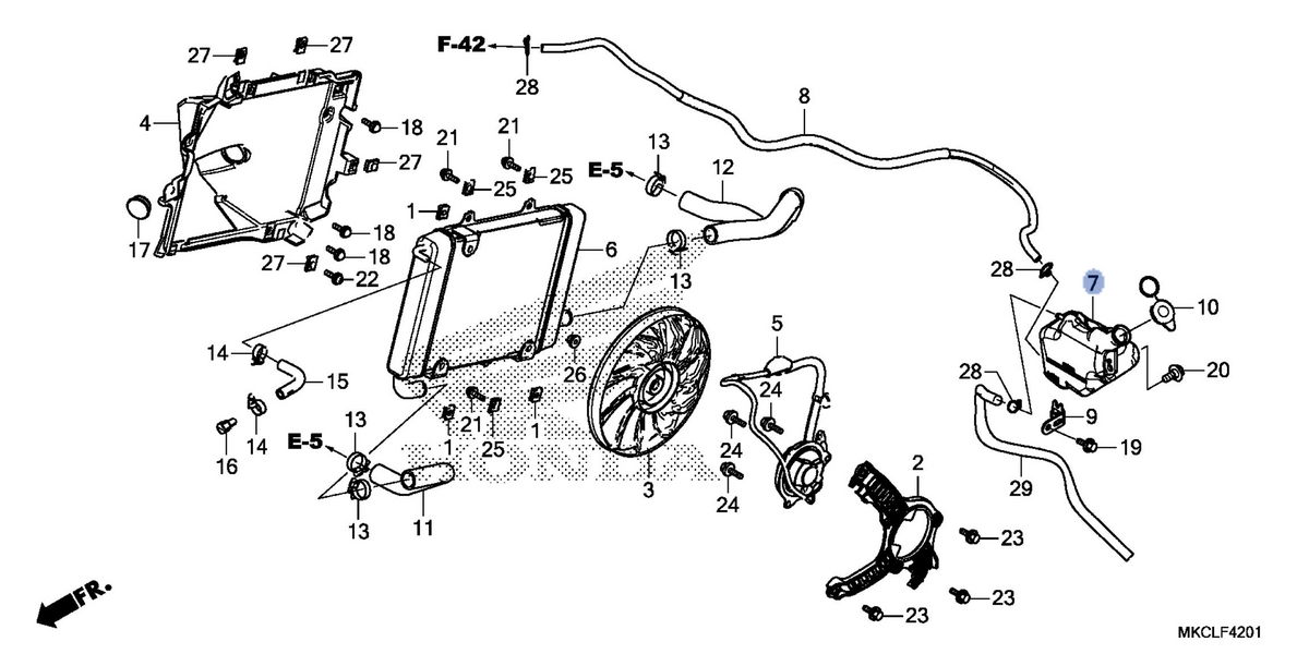 Honda OEM part 19101-MKC-A00