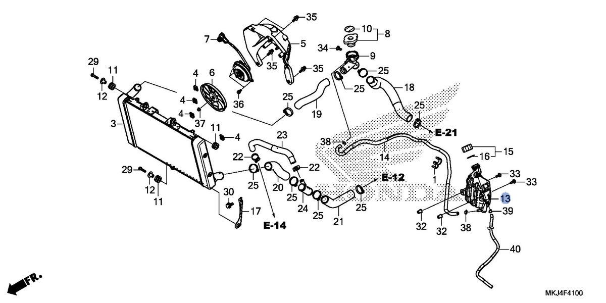 Honda OEM part 19101-MKJ-D00