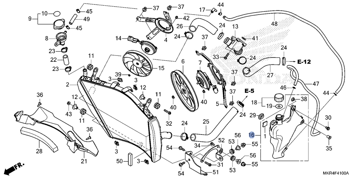 Honda OEM part 19101-MKR-D10