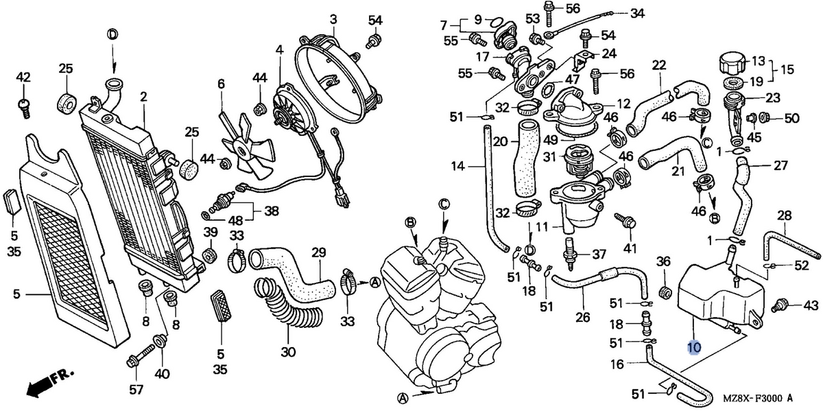 Honda OEM part 19101-MR1-010