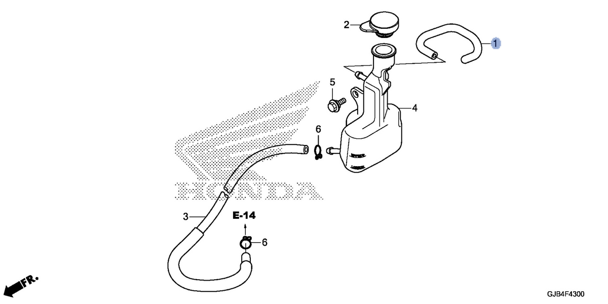 Honda OEM part 19102-GJA-J00