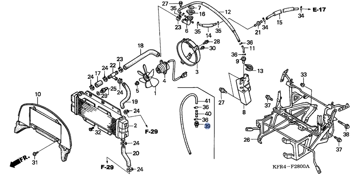 Honda OEM part 19102-KFR-700