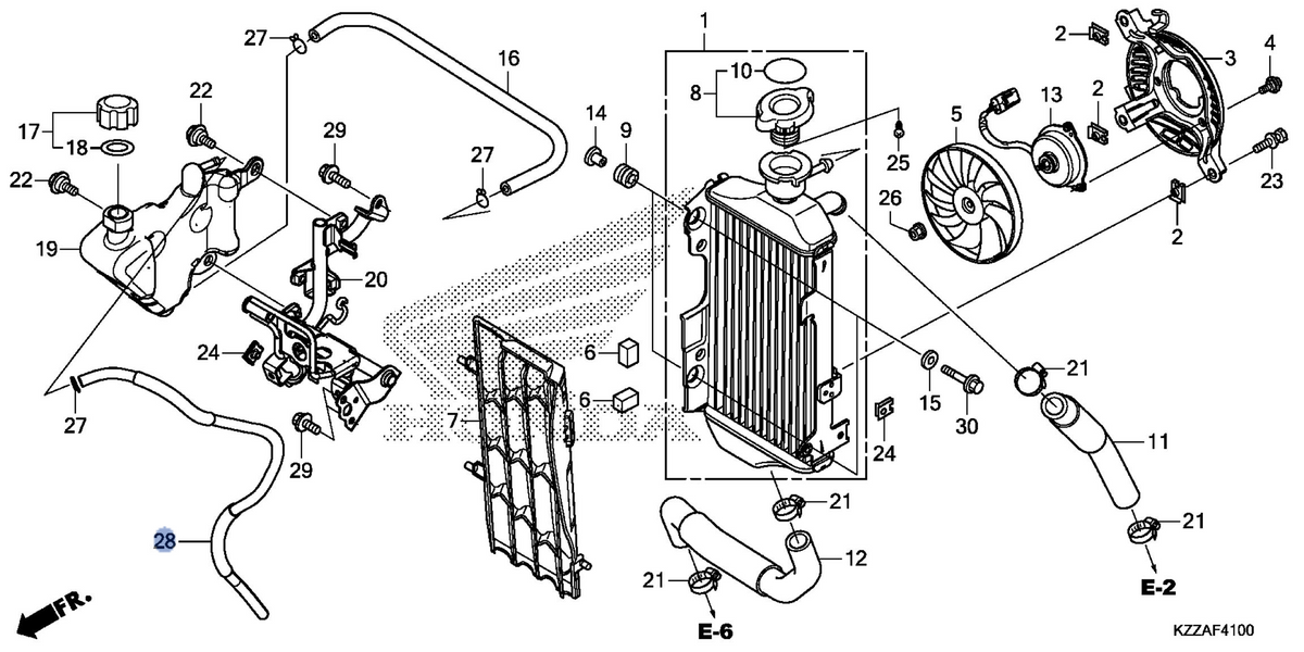 Honda OEM part 19102-KZZ-J00