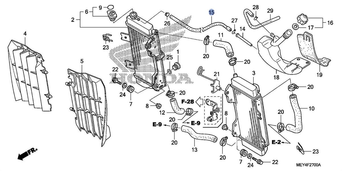 Honda OEM part 19102-MEY-670