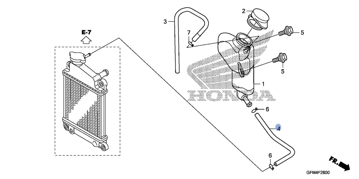 Honda OEM part 19106-GFM-970