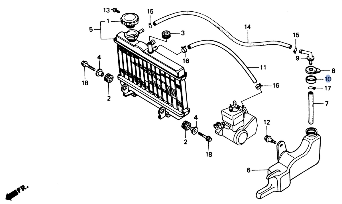 Honda OEM part 19107-GE2-000
