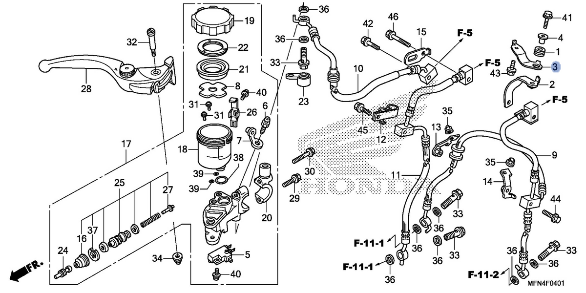 Honda OEM part 19107-MFN-D10