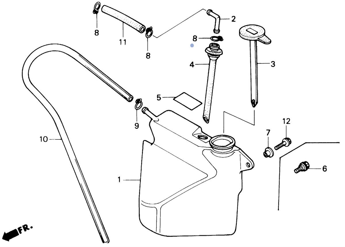 Honda OEM part 19108-MB0-010