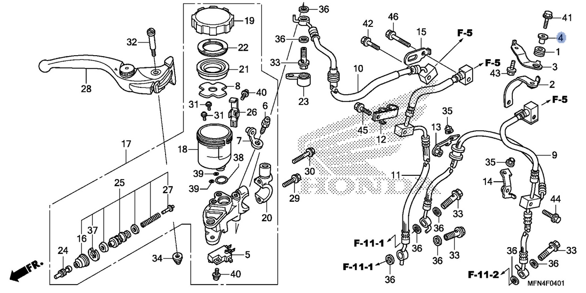 Honda OEM part 19108-MFN-D10