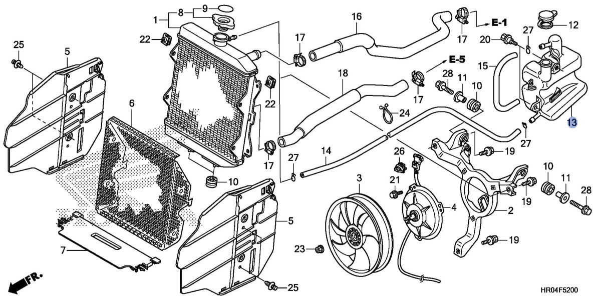 Honda OEM part 19110-HP5-600