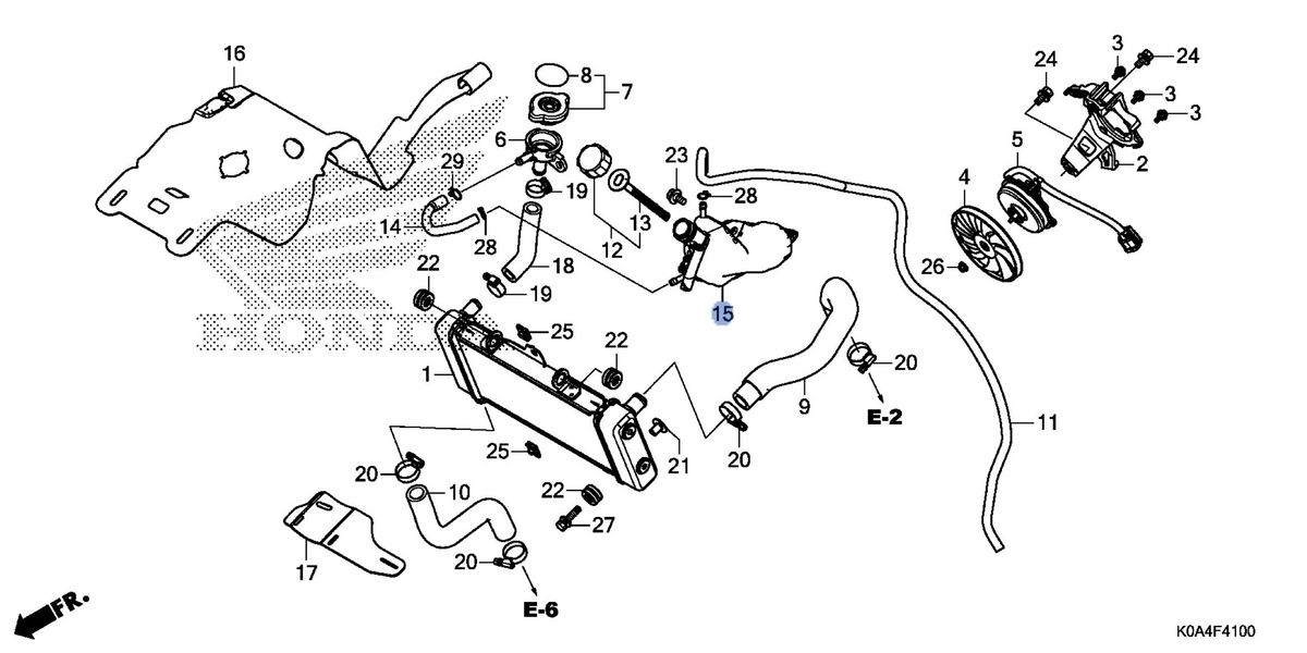 Honda OEM part 19110-K94-T00