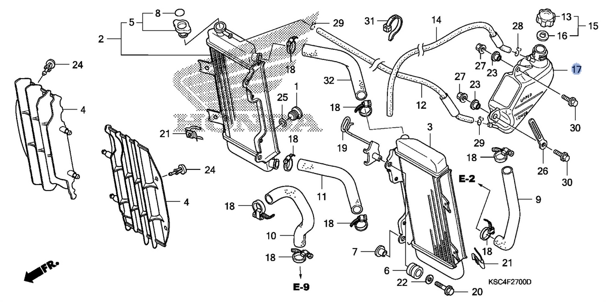 Honda OEM part 19110-KSC-000