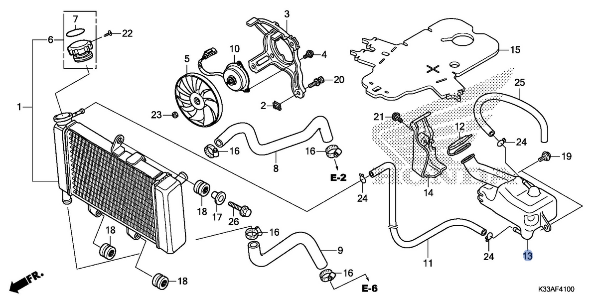 Honda OEM part 19110-KYJ-900