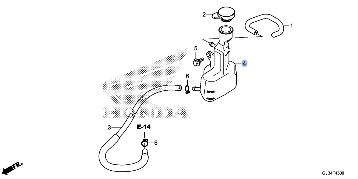 Honda OEM part 19111-GJA-J00