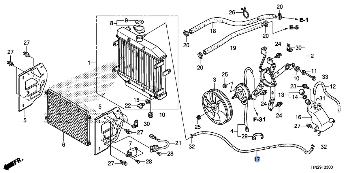 Honda OEM part 19111-HN2-A20
