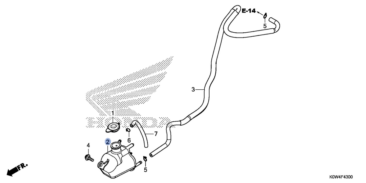 Honda OEM part 19111-K97-T00