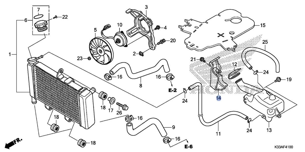 Honda OEM part 19111-KYJ-900