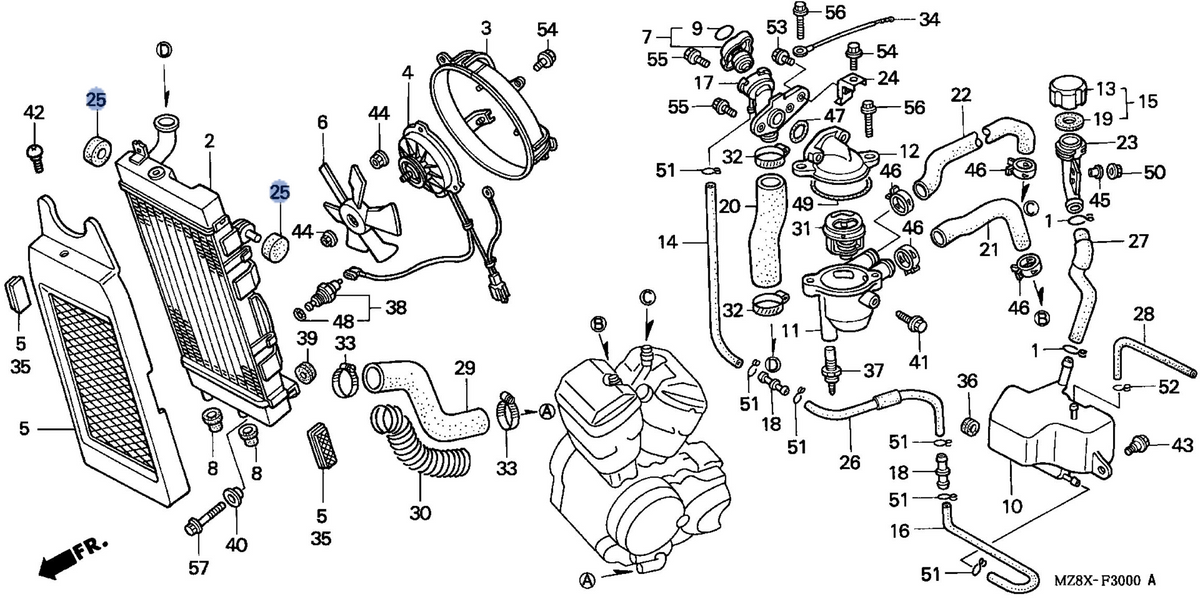 Honda OEM part 19112-MF5-840
