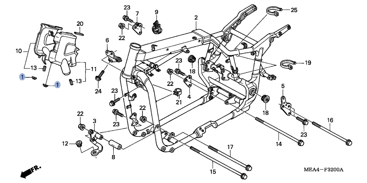 Honda OEM part 19113-KCY-650