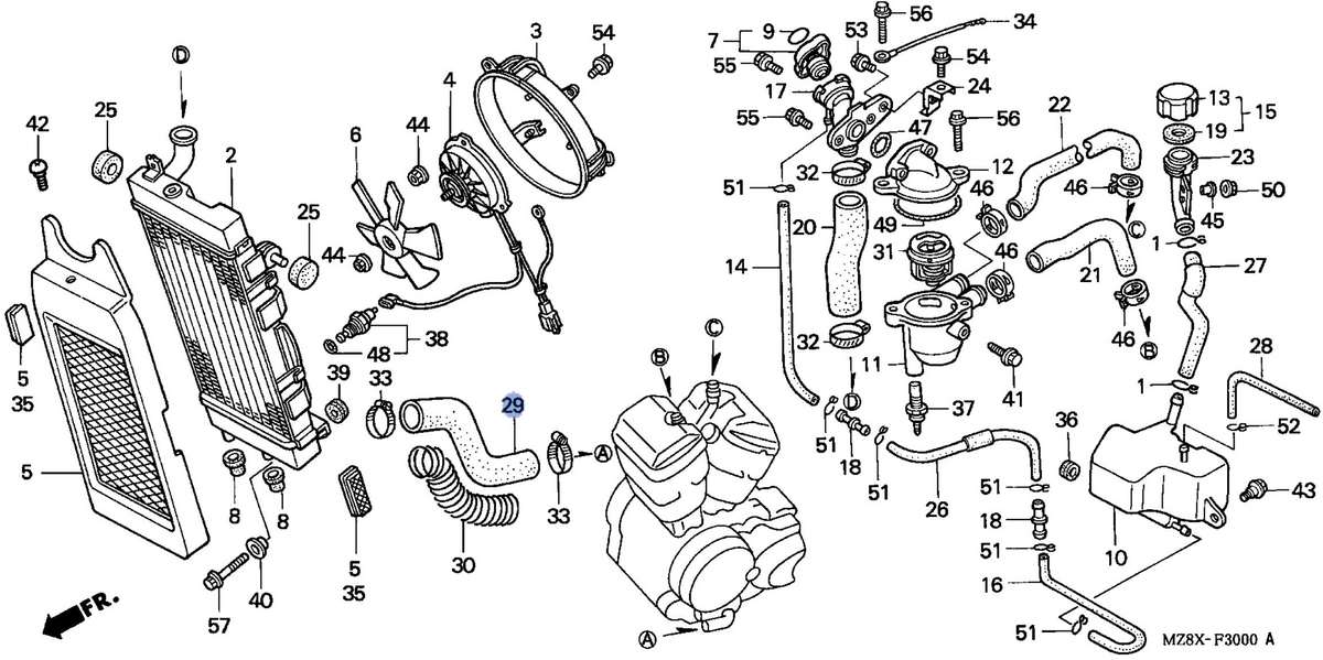 Honda OEM part 19115-MR1-000